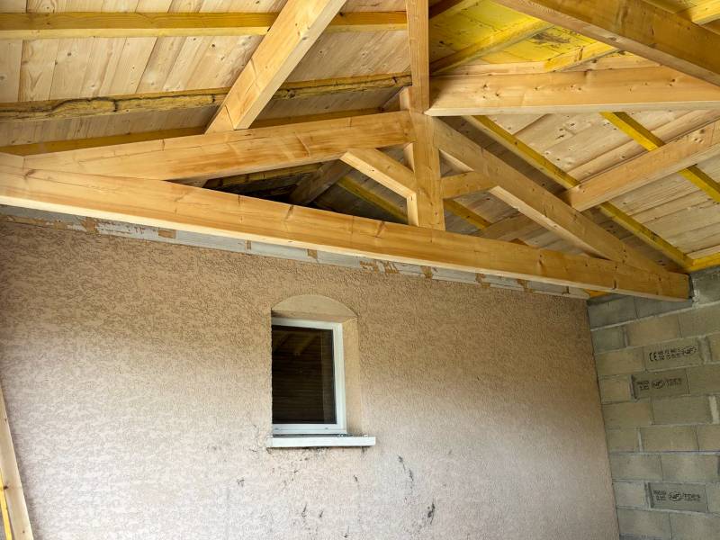 Structure bois sur-mesure pour agrandissement à Messimy par Vince&Co